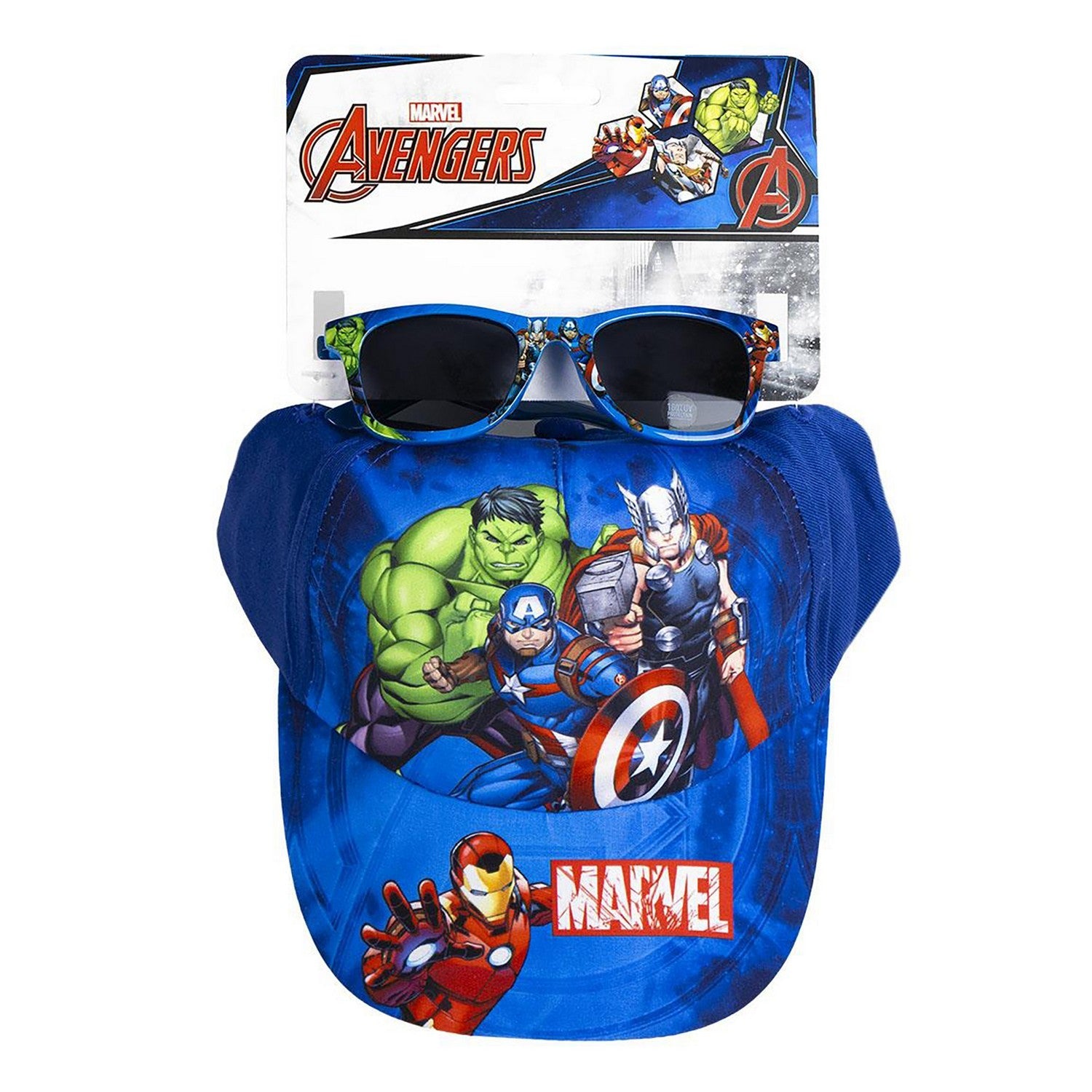Marvel Cap And Sunglasses 2 Piece Avengers - Blue Set 2200010461