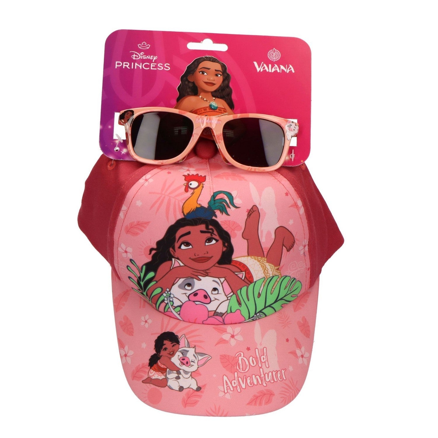 Disney Princess Cap Of Sunglasses Moana Red Set 2200010739
