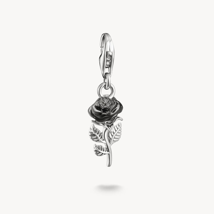Thomas Sabo Charm Club Sterling Silver True Romance Original Rose Charm 2232-664-11