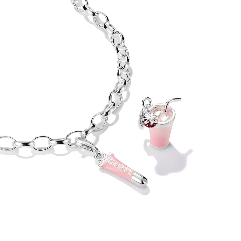 Charm Club Cold EnamelTokyo Crush Pink Lipgloss Charm 2240-007-9