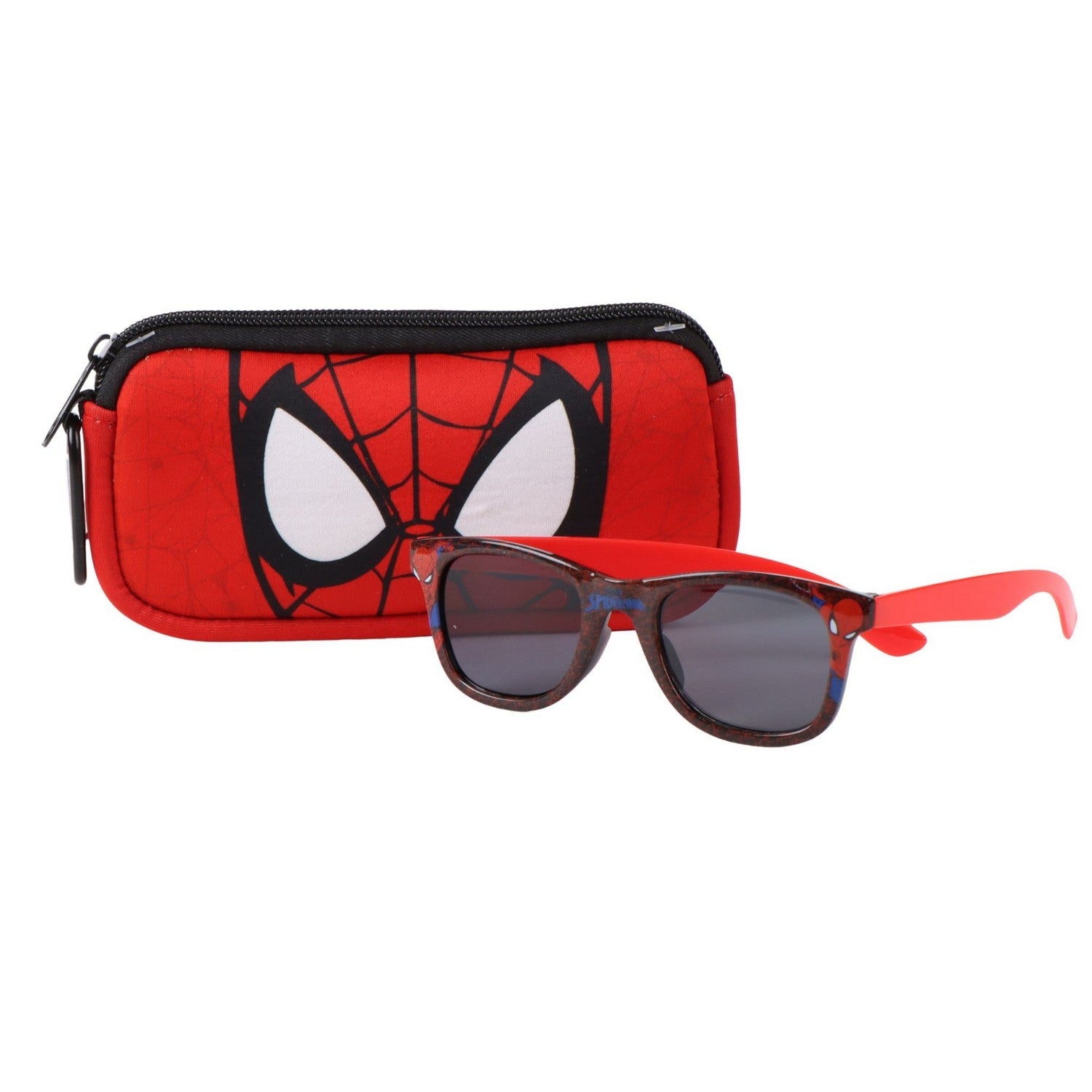 Marvel 2 Pieces Sunglasses And Case Spiderman Red Set 2600003174