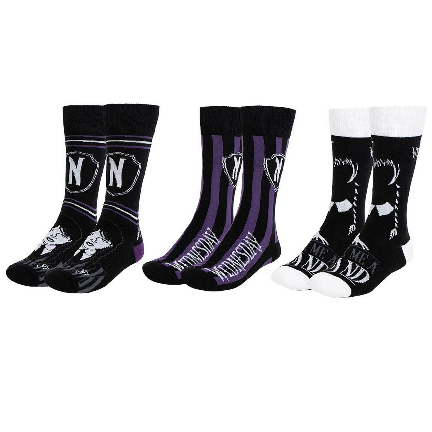 Collectable 3 Pieces Socks Wednesday Set 2900002453