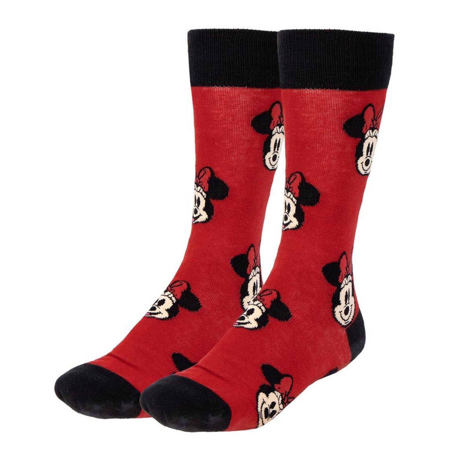 Disney Mickey & Minnie Adult Socks Mouse Red 2900002553