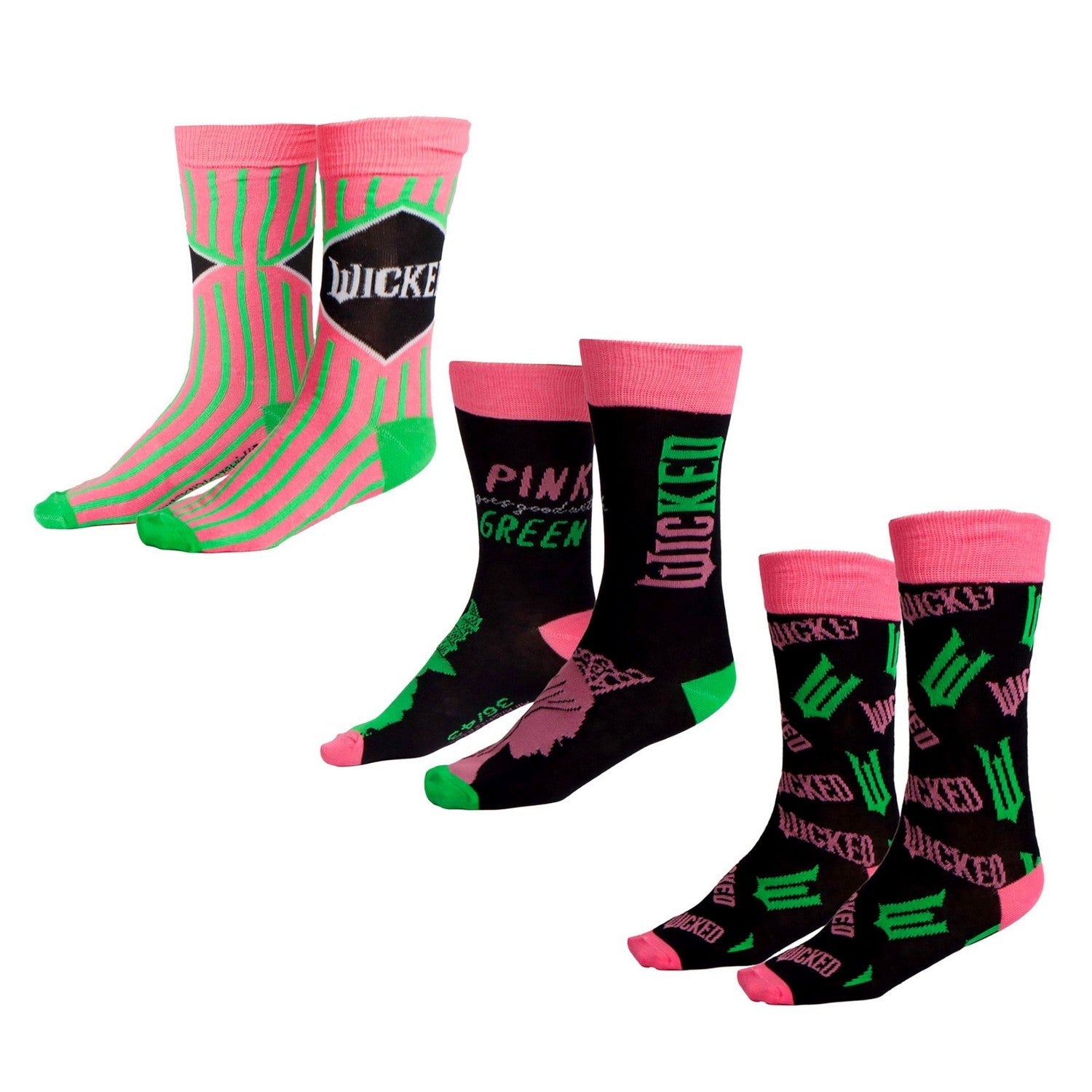 Wicked 3 Pieces Socks Orange Set 2900003051