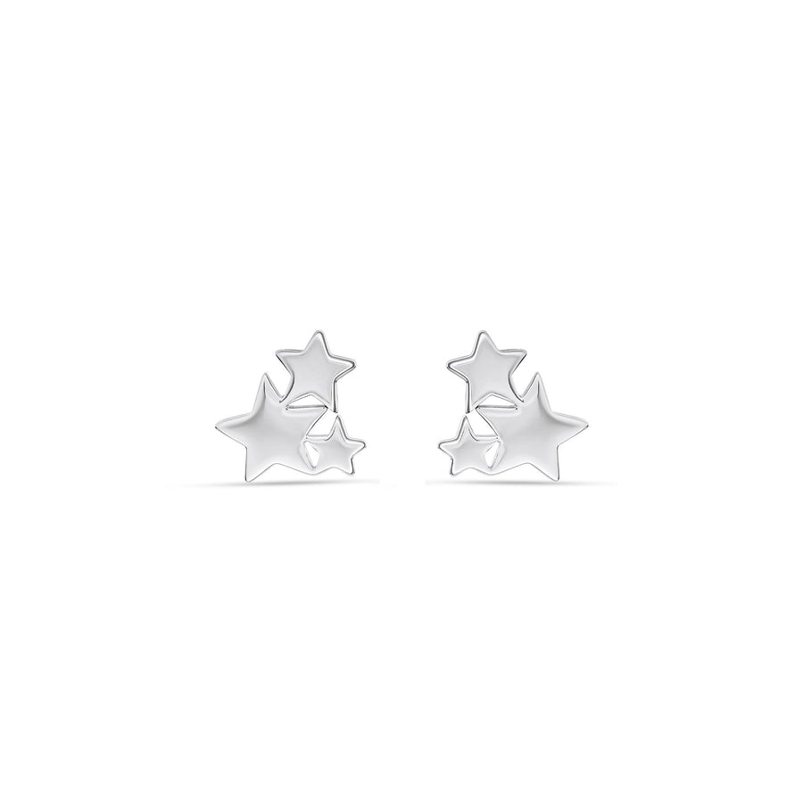 Dew Cluster Star Stud Earrings 43122HP