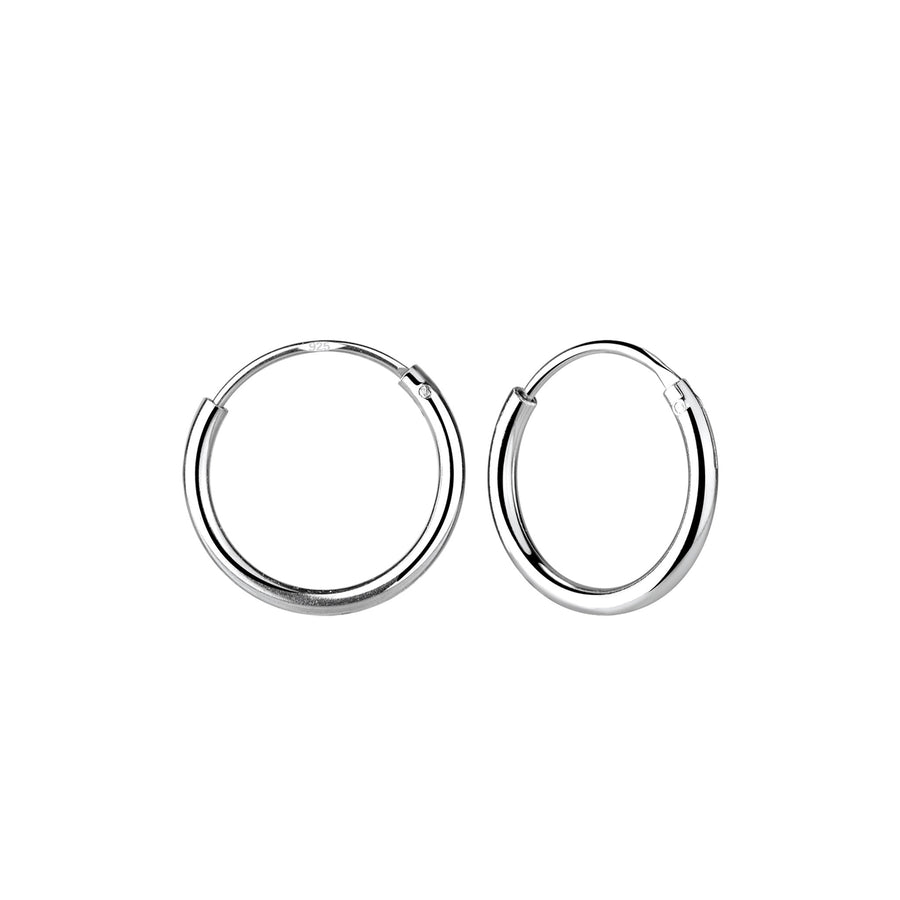 Dew 12mm Sleeper Hoop Earrings 67512HP