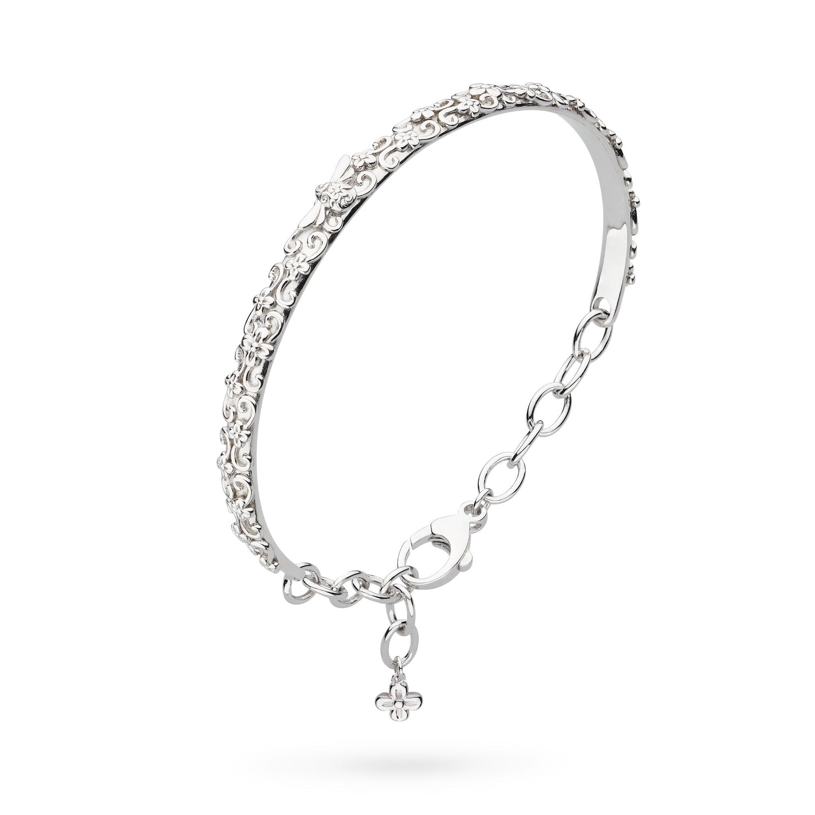 Kit Heath Blossom Flyte Honey Bee Rhodium Plated Changle Bracelet 70331RP