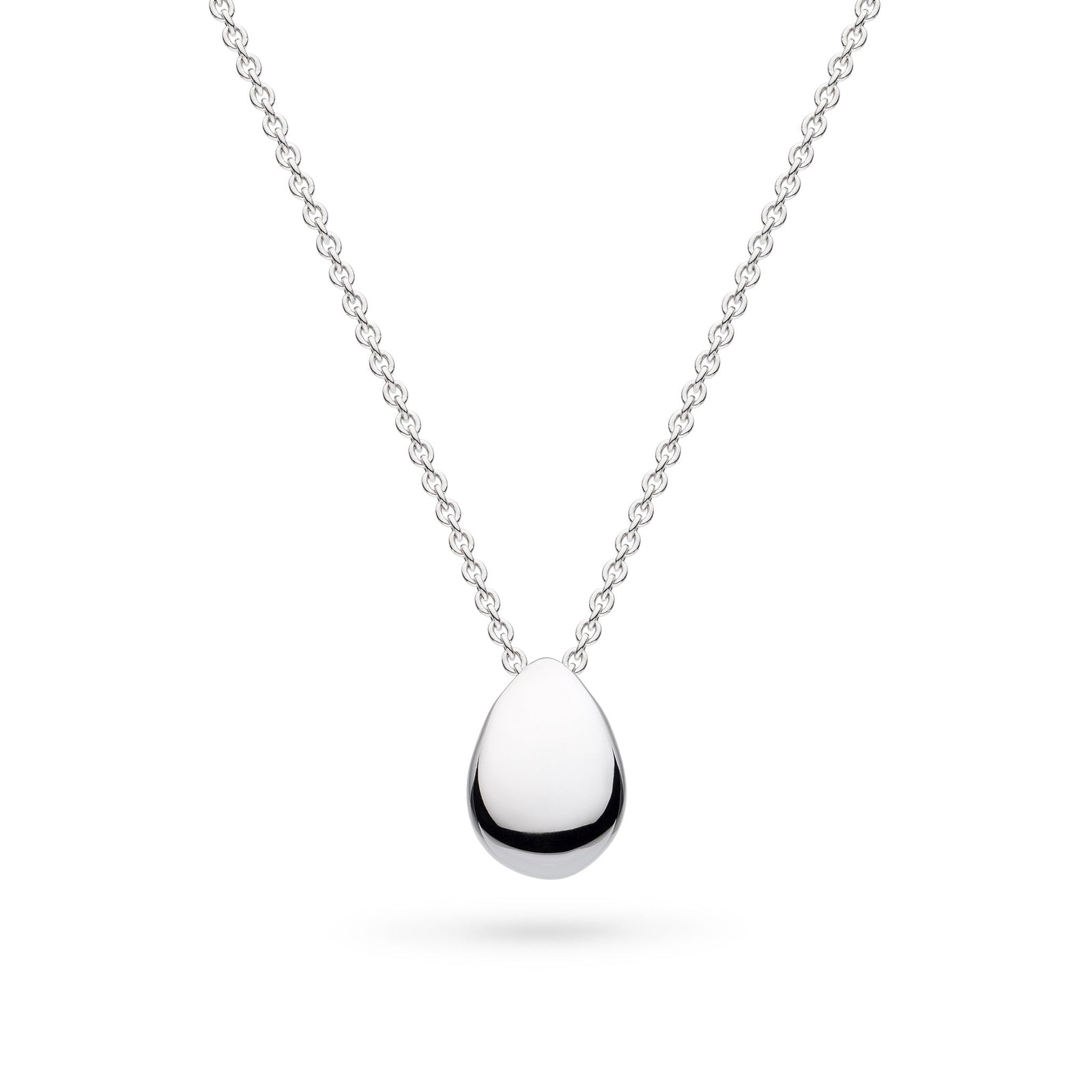 Kit Heath Coast Pebble Smooth Rhodium Plated 18? Necklace 90151RP