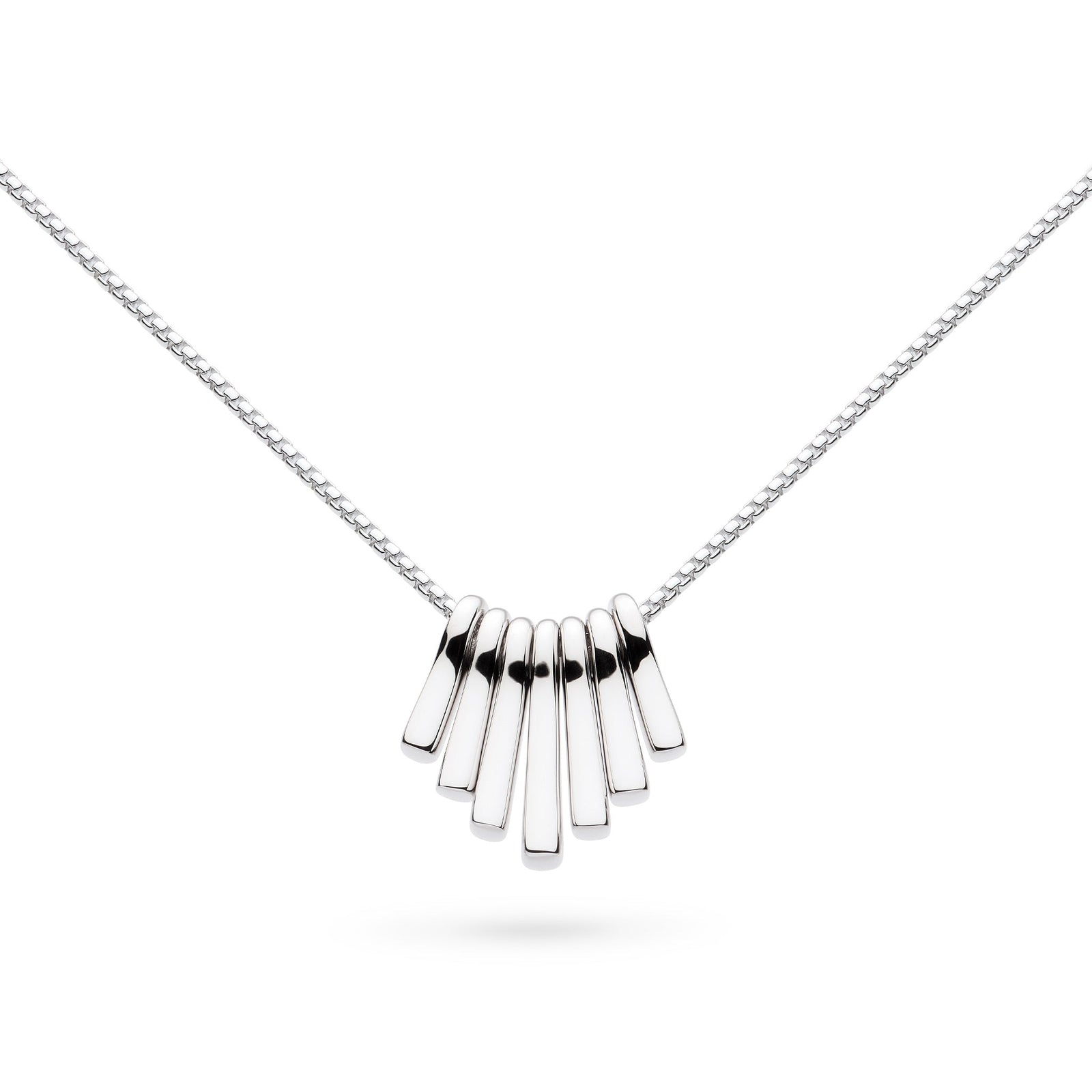 Kit Heath Array Rhodium Plated Dangle 18 Necklace 91890RP