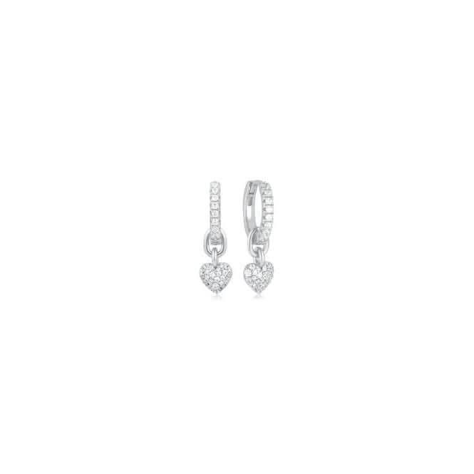 925 Sterling Silver Caro Creolo Earrings SJ-E72352-CZ