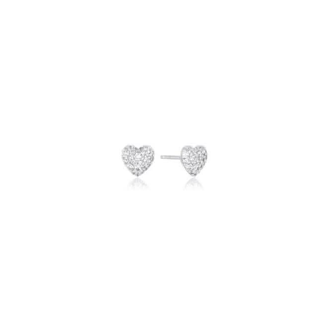 Sterling Silver Caro Earrings SJ-E72350-CZ