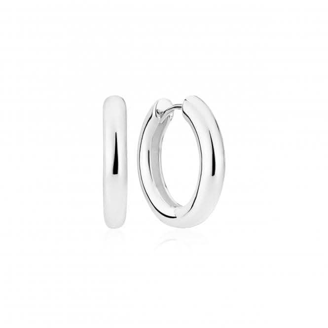 925 Sterling Silver Carrara Pianura Medio Earrings SJ-E2471