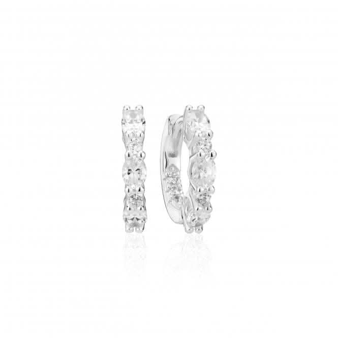 925 Sterling silver Ellera Ovale Medio Earrings SJ - E2412 - CZSif JakobsSJ - E2412 - CZ