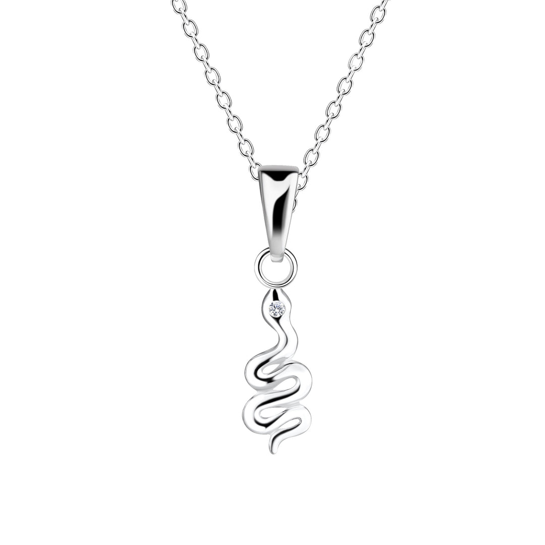 Dew Zirconia Snake Pendant 94852CZ