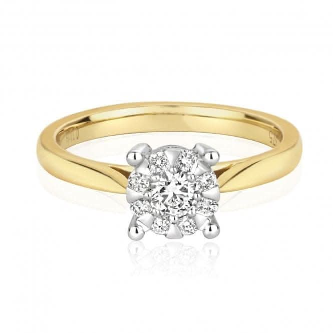 Diamond Jewellery 9K Yellow Gold Ring RD109