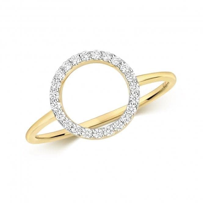 9ct Diamond Circle Gold RD827Diamond JewelleryRD827/J