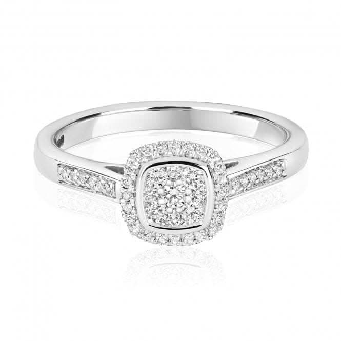 Diamond Jewellery 9ct White Gold Ring RD640W