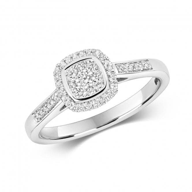 Diamond Jewellery 9ct White Gold Ring RD640W