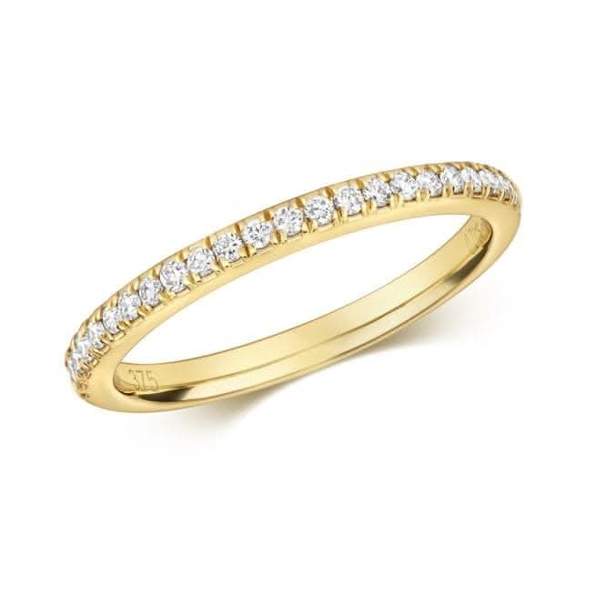 Diamond Jewellery 9ct Gold Diamond Eternity Band RD832