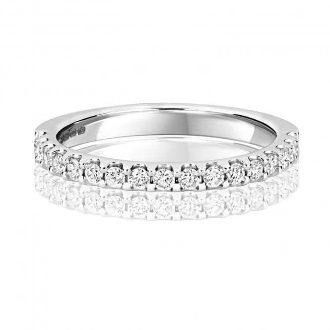 Diamond Jewellery 9ct Eternity White Gold Ring RD194W