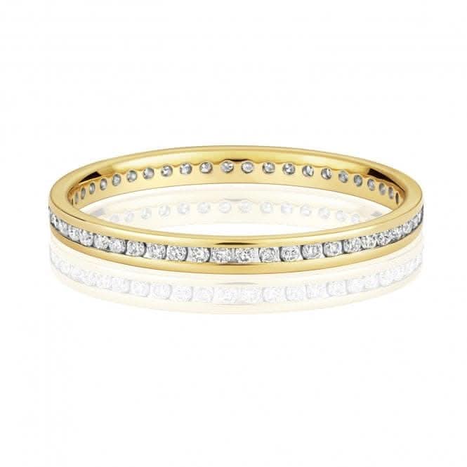 Diamond Jewellery 9ct Gold Diamond Eternity Ring RD581