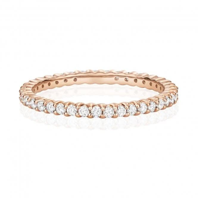 Diamond Jewellery 9ct Full Eternity Ring in Rose Gold RD837R