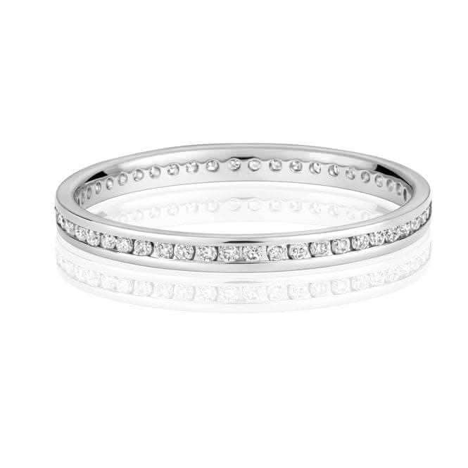 Diamond Jewellery 9ct Full Eternity White Gold Ring RD581W