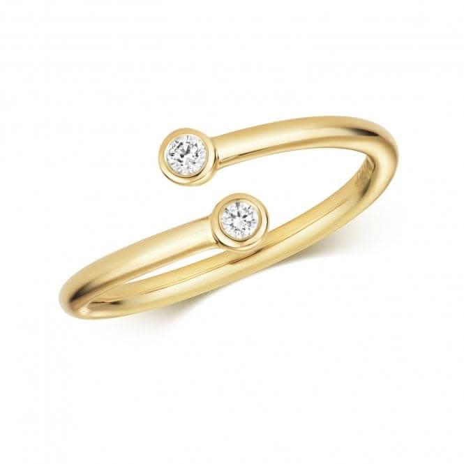Diamond Jewellery 9ct Yellow Gold Diamond Ring RD829