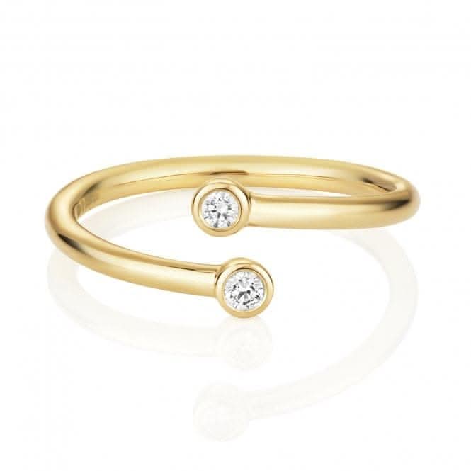 Diamond Jewellery 9ct Yellow Gold Diamond Ring RD829