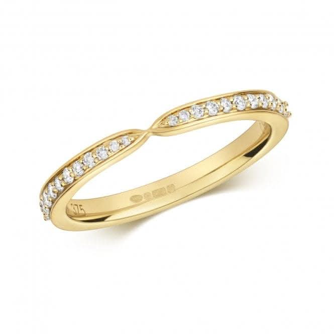 Diamond Jewellery 9ct Yellow Gold Diamond Ring RD830