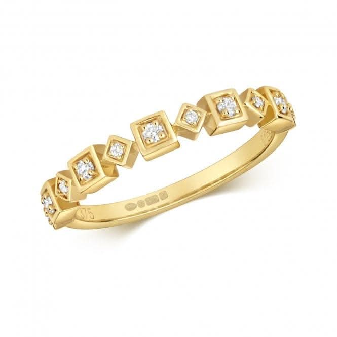 Diamond Jewellery 9ct Yellow Gold Diamond Ring RD834