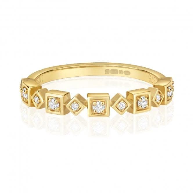 Diamond Jewellery 9ct Yellow Gold Diamond Ring RD834