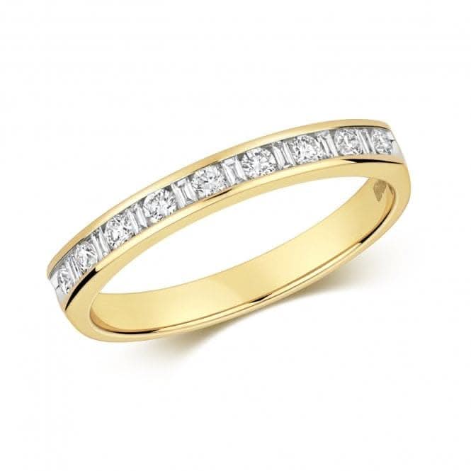 9ct Diamond Half Eternity Gold Ring RD185Diamond JewelleryRD185/J