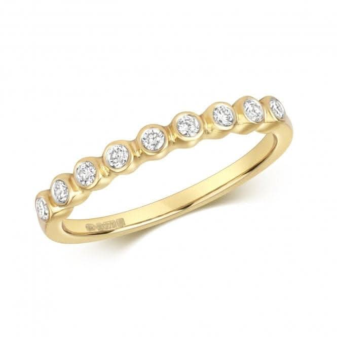 9ct Diamond Rubover Eternity Gold RD823Diamond JewelleryRD823/J
