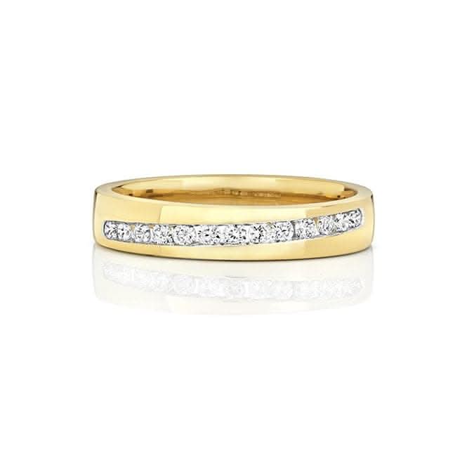 9ct Diamond Wedding 13D Crossover 3.9mm Ring RD709Wedding BandsRD709/J