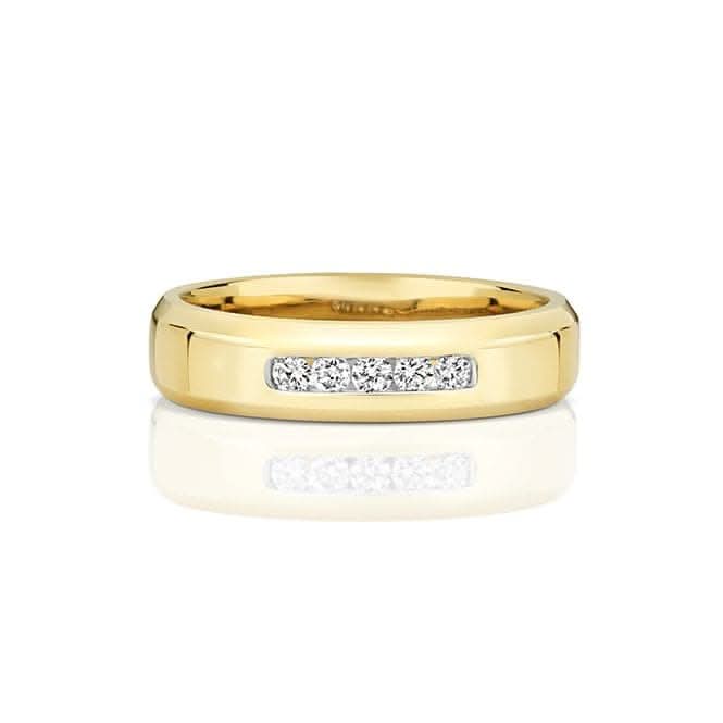 9ct Diamond Wedding 5D Channel 4.5mm Ring RD705Wedding BandsRD705/J