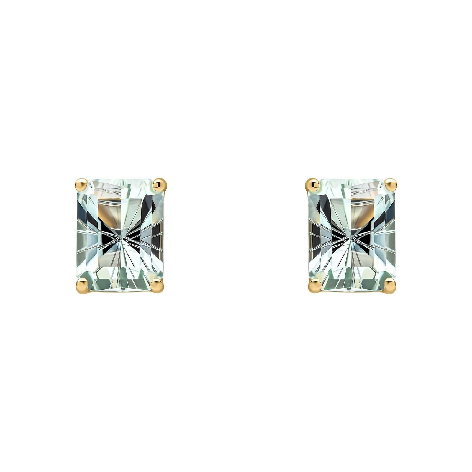 9ct Gold Amethyst Earrings GE2485GElements GoldGE2485G