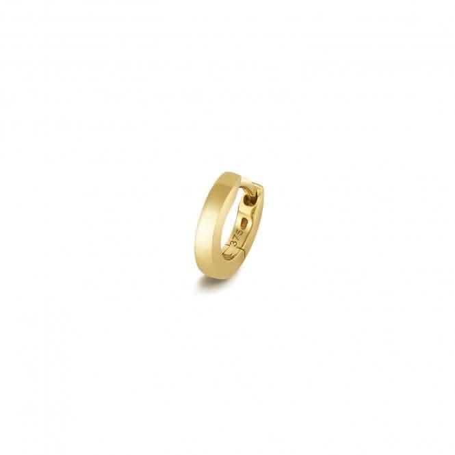9ct Gold Cartilage Earring Solid Sq Tube ES2005