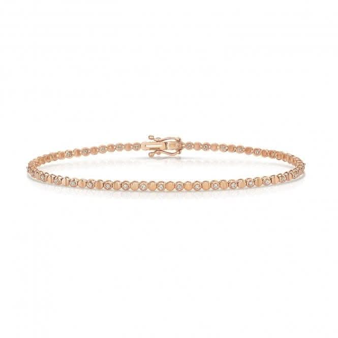 9ct Gold Diamond Bracelet BD040RDiamond JewelleryBD040R