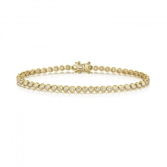 9ct Gold Diamond Bracelet BD042Diamond JewelleryBD042