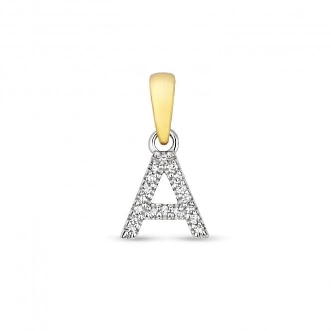 9ct Gold Diamond Initial A Pendant PD181/ADiamond JewelleryPD181/A