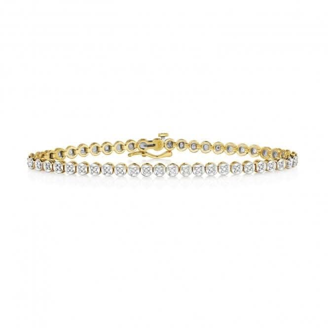 9ct Gold Diamond Tennis Bracelet BD013Diamond JewelleryBD013