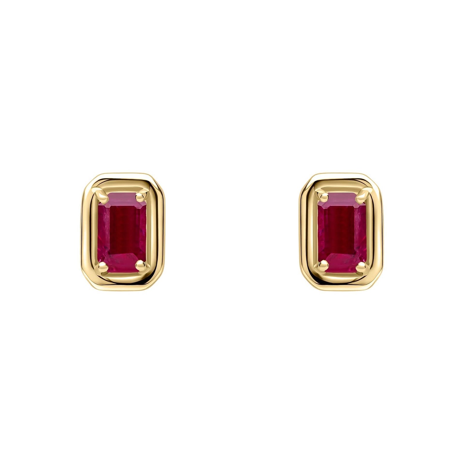 9ct Gold Ruby Earrings GE2479RElements GoldGE2479R