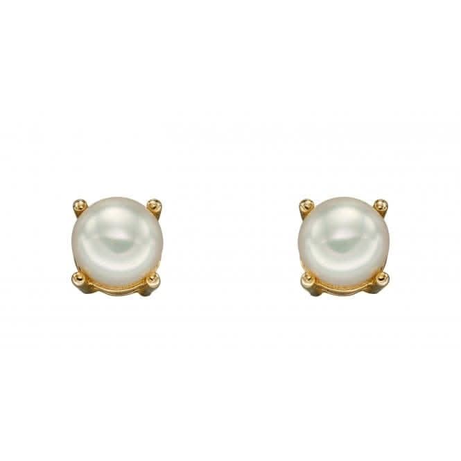 9ct June Fresh Water Pearl 4mm Stud Earrings GE2331