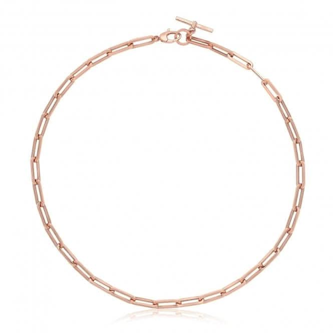 9ct Rose Gold Hollow Necklace NK449