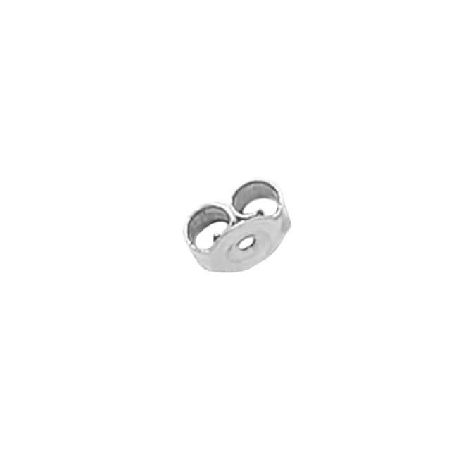 9ct White Gold 4mm Scrolls FN160W