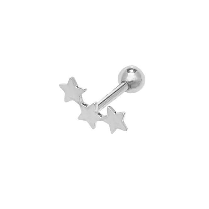 9ct White Gold Constellation Cartilage 8.5mm Post Stud ES906WP