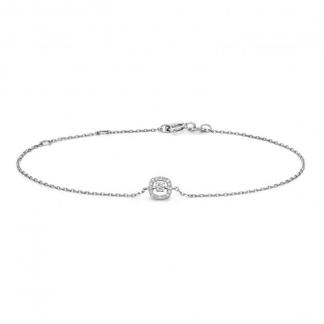 9ct White Gold Diamond Bracelet BD023WDiamond JewelleryBD023W