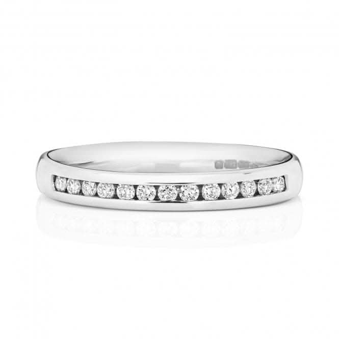 Wedding Band 9ct White Gold Diamond Eternity Ring W219W/I