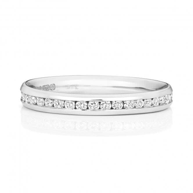 Wedding Band 9ct White Gold Diamond Eternity Ring W230W/I